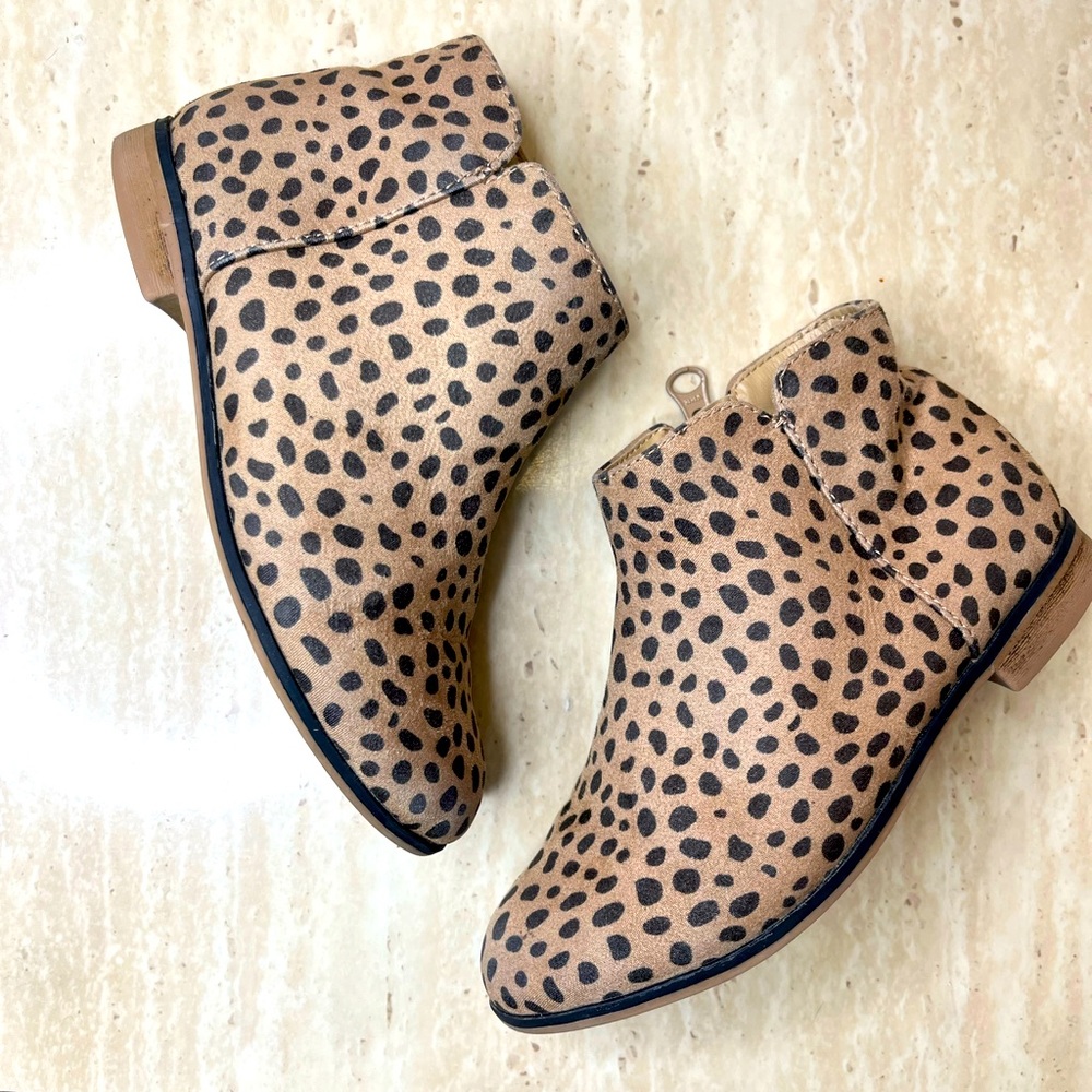 Cheetah Print Kids Boots size 13